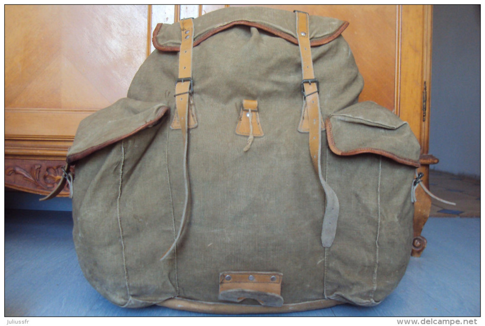 Ancien sac  Berbam Lafuma chasseur alpin Indochine Algérie ?