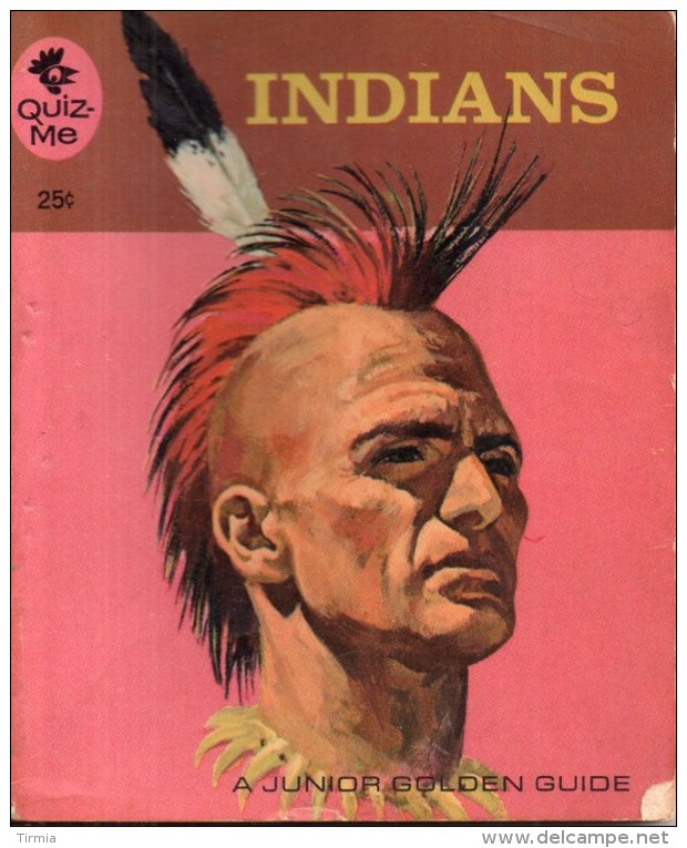 Indians - Sonia Bleeker -  Junior Golden Guide - Quizme - Golden Press New York - Libri Illustrati