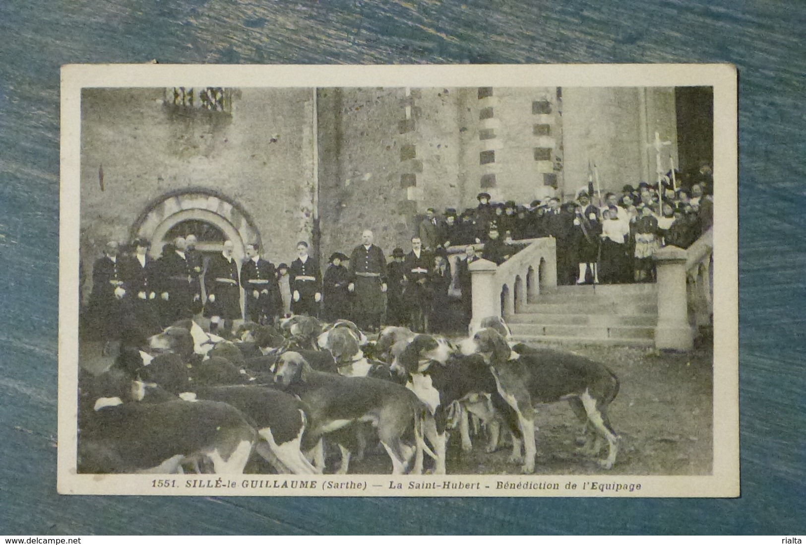 SILLE LE GUILLAUME, LA SAINT HUBERT, BENEDICTION DE L'EQUIPAGE, CHASSE A COUR - Sille Le Guillaume