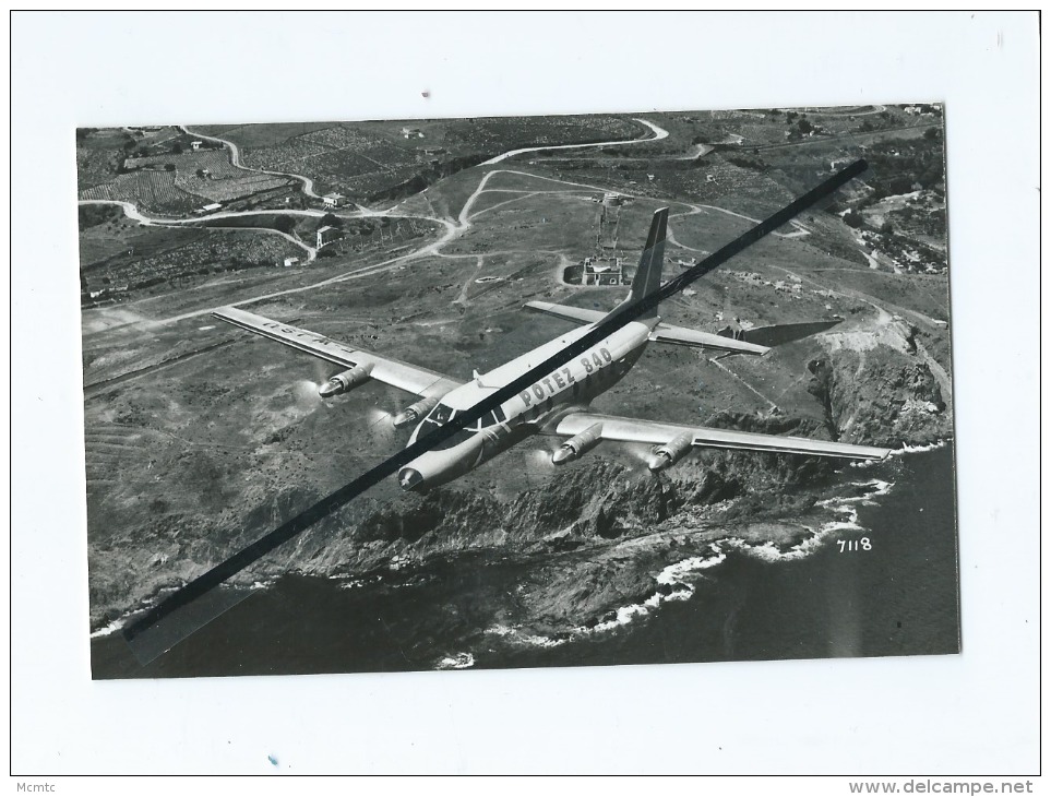 Photo   Avion Aviation  -  Potez 840  - Qui était Avec Des Cartes De Méaulte  (Somme ) - Meaulte