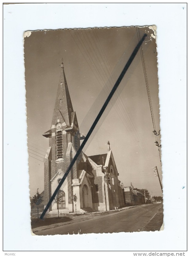 CPSM Très  Abîmée  - L'Eglise De   Méaulte   (Somme )  -  Rebâtie En 1928 - Meaulte