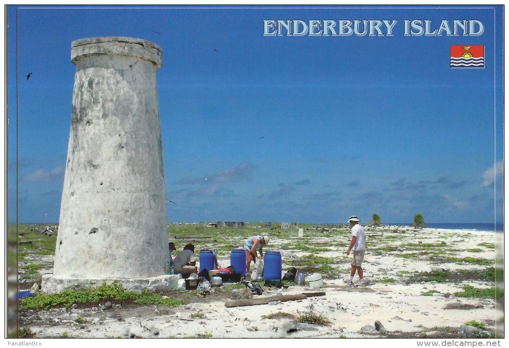 KIRIBATI, ENDERBURY ISLAND, ABANDONED LIGHTHOUSE  [2739] - Kiribati