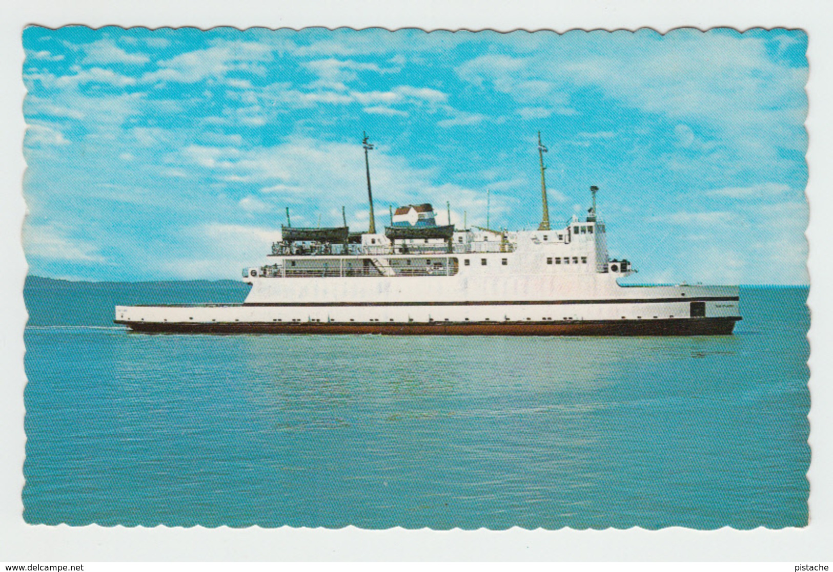 Rivière-du-Loup / Saint-Siméon Québec - Ferry Traversier Trans-Saint-Laurent - Stamp & Postmark 1986 - 2 Scans - Ferries