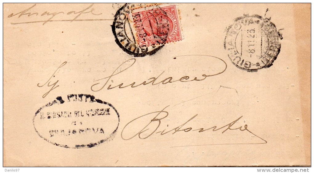 1923  LETTERA CON ANNULLO GIULIANOVA TERAMO - Storia Postale