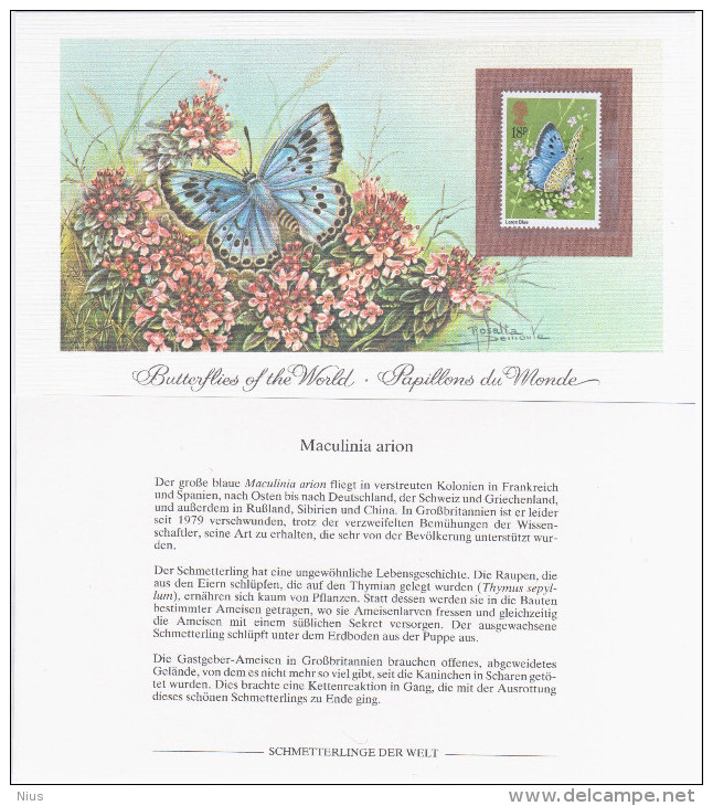 UK United Kingdom Great Britain 1981 Butterfly Butterflies - Unclassified