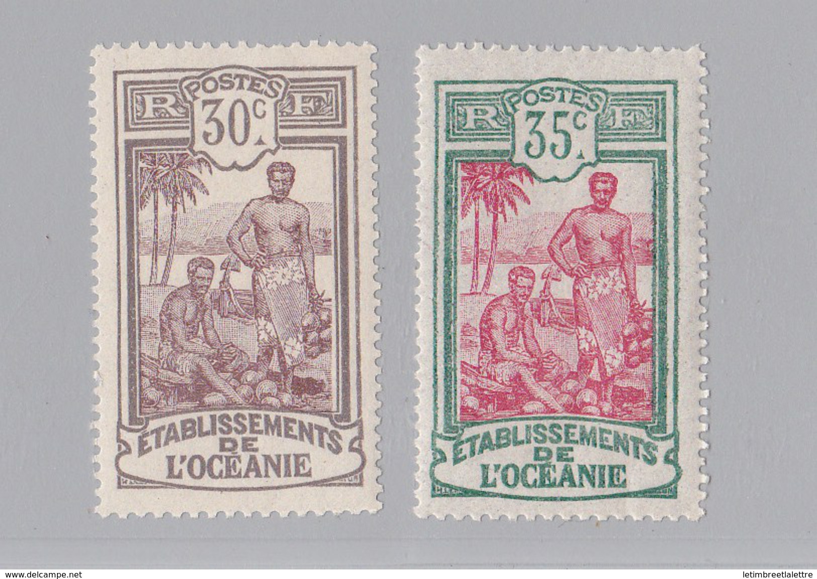 Océanie N° 29 Et 30** - Unused Stamps