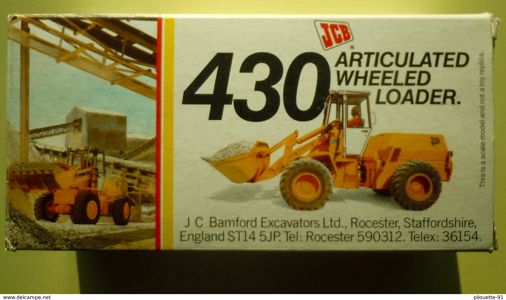 NZG N° 251 JCB 430 ARTICULATED WHEELED LOADER M1:35 - Camions, Bus Et Construction