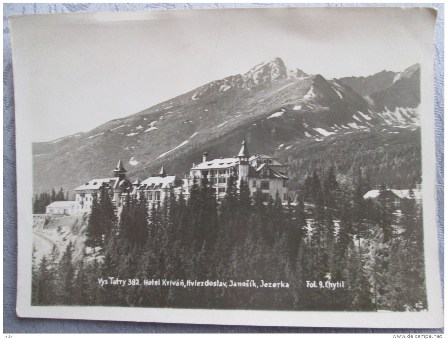 VYS TATRY . HOTEL KRIVAN HVIEZDOSLAV JANOSIK JEZERTA - Slovaquie