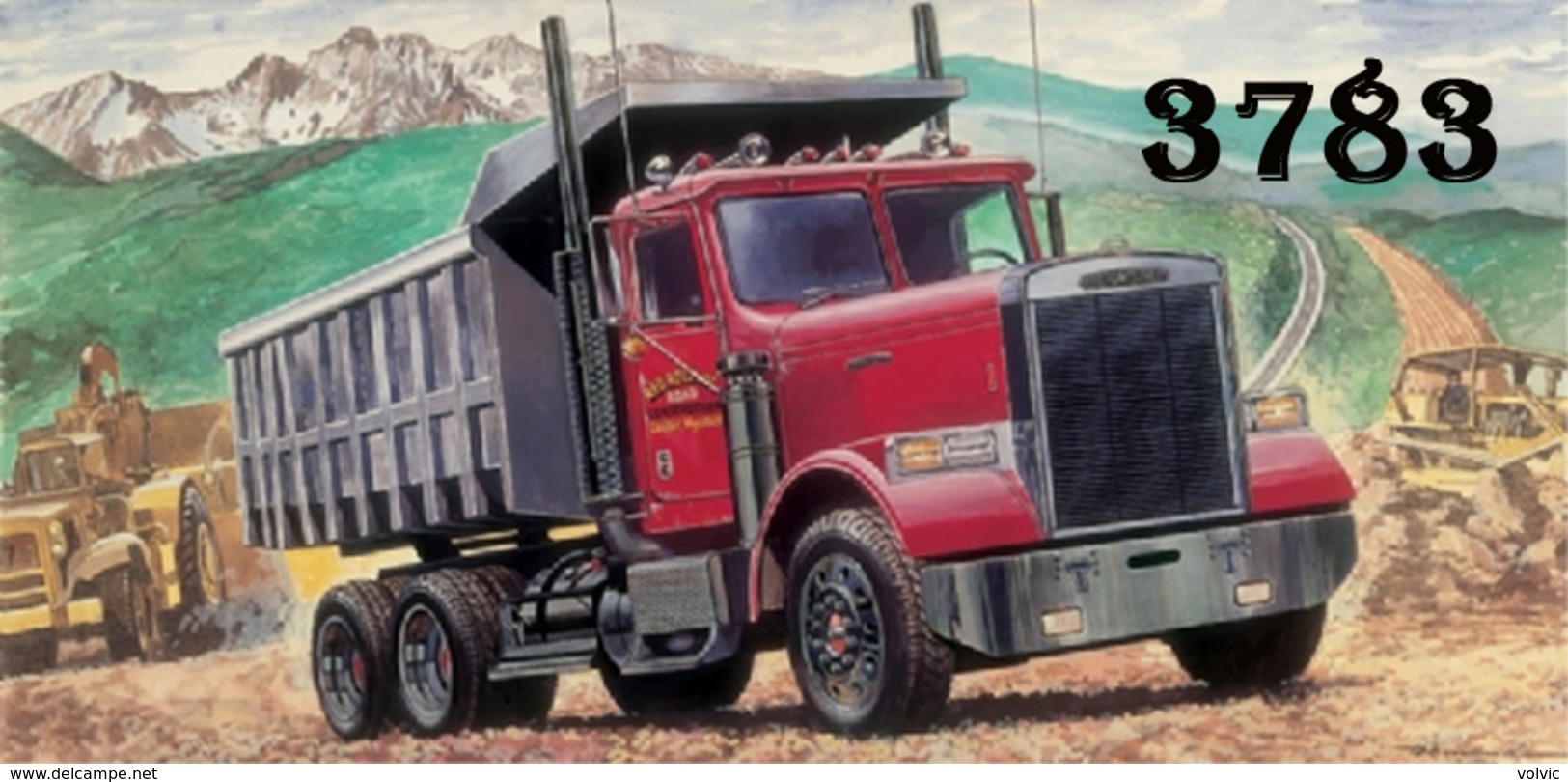 - ITALERI - Maquette Freightliner Heavy Dumper Truck - 1/24°- Réf 3783 - Vrachtwagens En Aanhangwagens