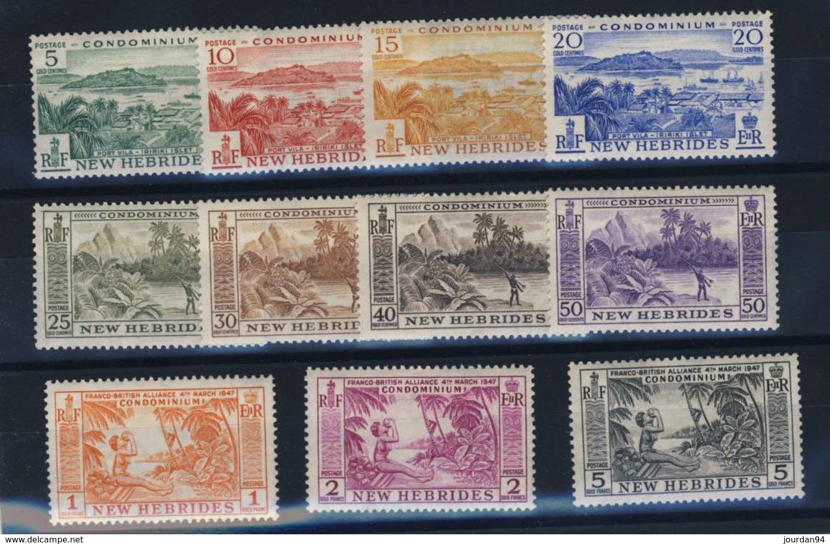 NOUVELLES-HEBRIDES   N°     175   /   185 - Unused Stamps