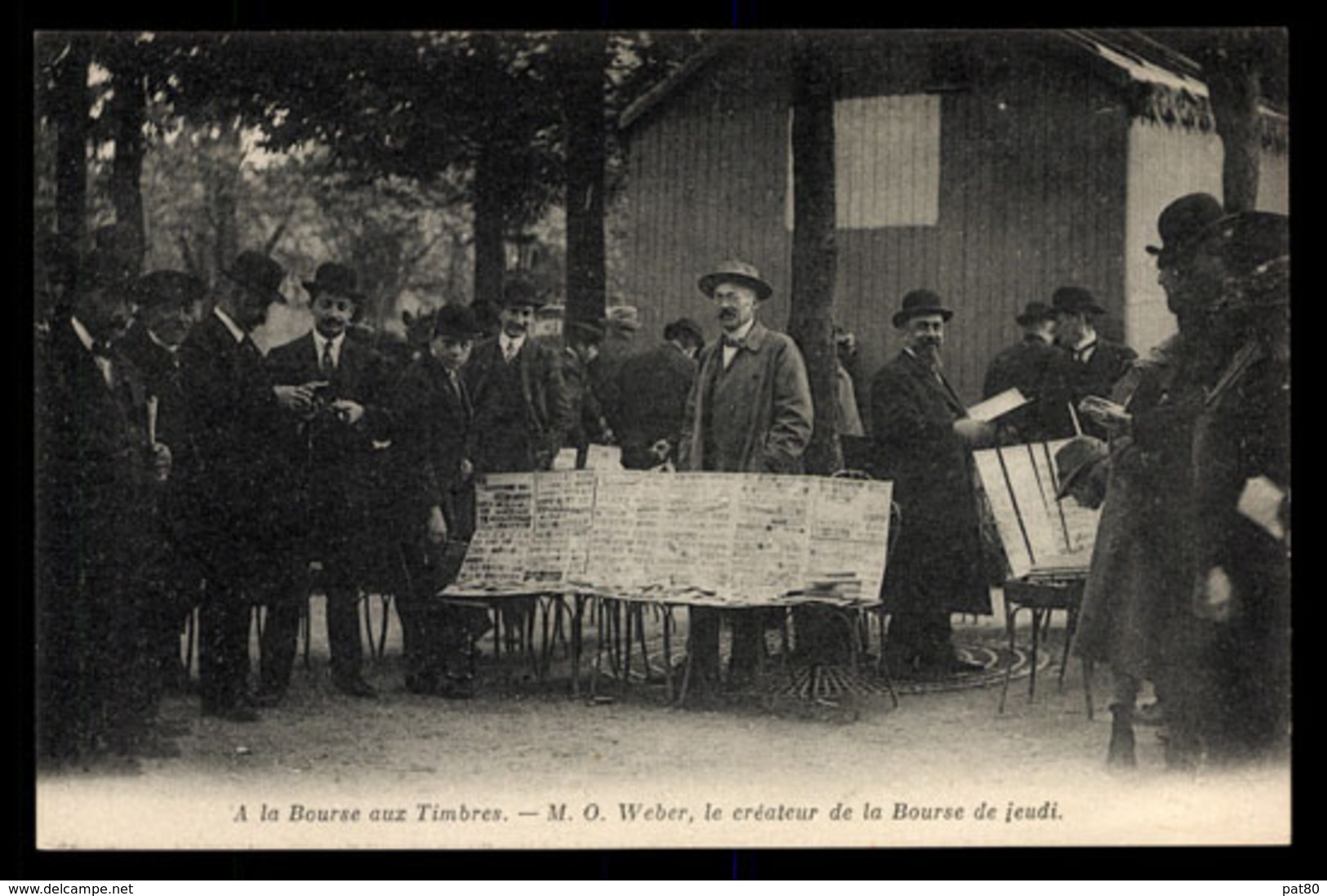 PARIS PETITS METIERS Bourse Aux Timbres M.O. WEBER Créateur De La Bourse De Jeusi - Petits Métiers à Paris