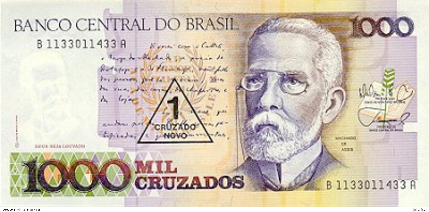 Brasil 1989, 1 Cruzado Nuevo (UNC) - Brasil
