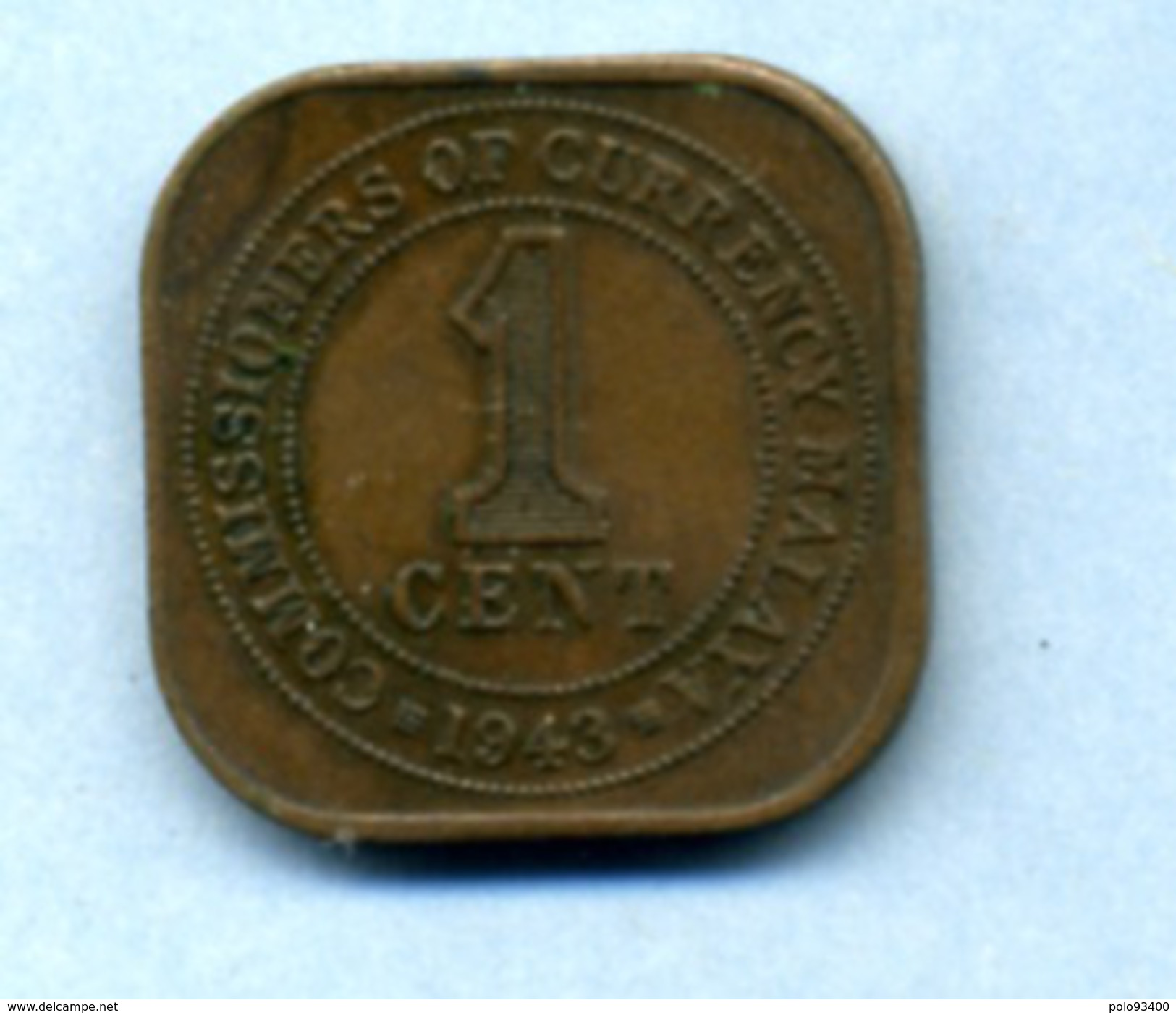 1943 1 CENT - Malaysia