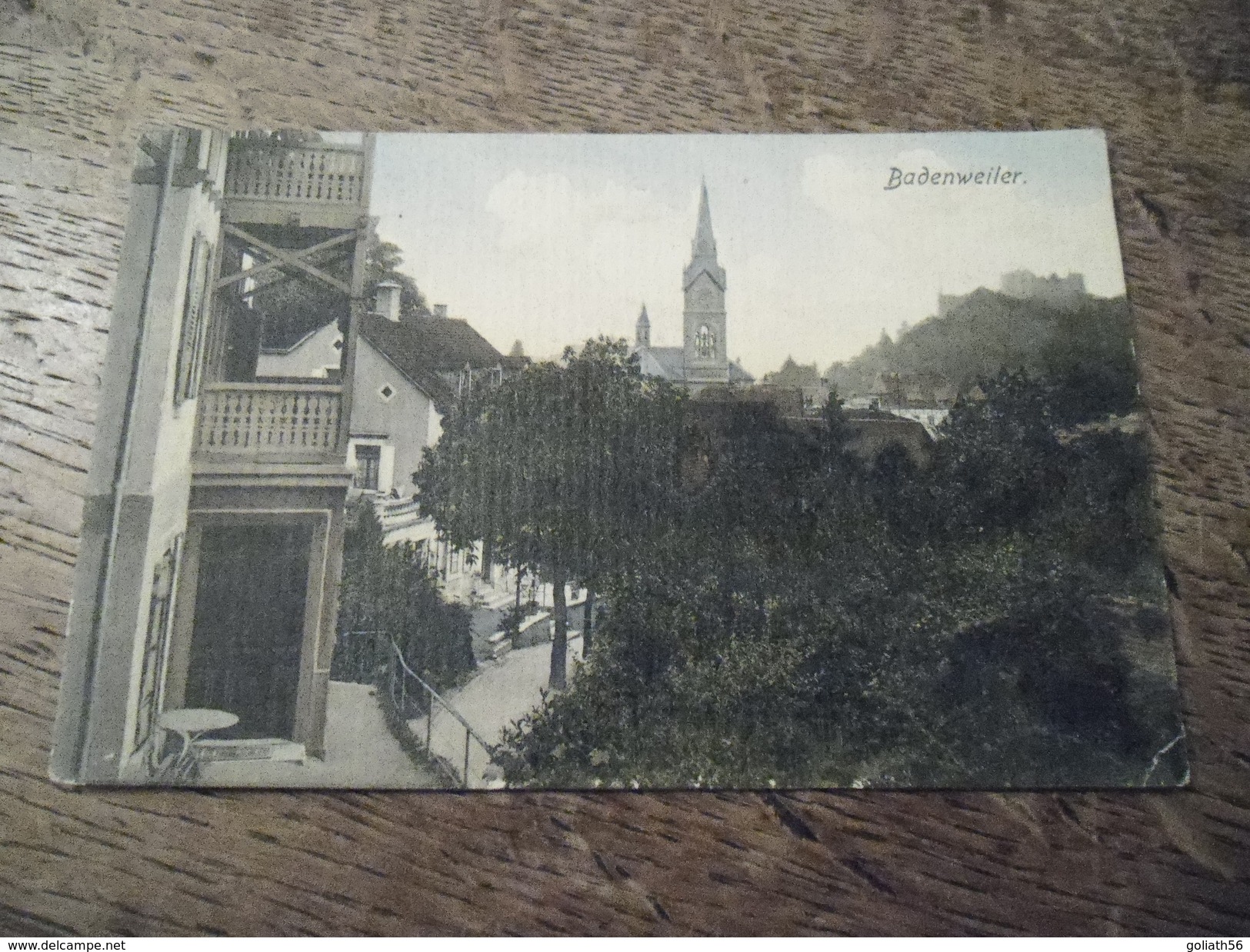 CPA De Badenweiler - Kirchturm - Daté 1911 - Badenweiler