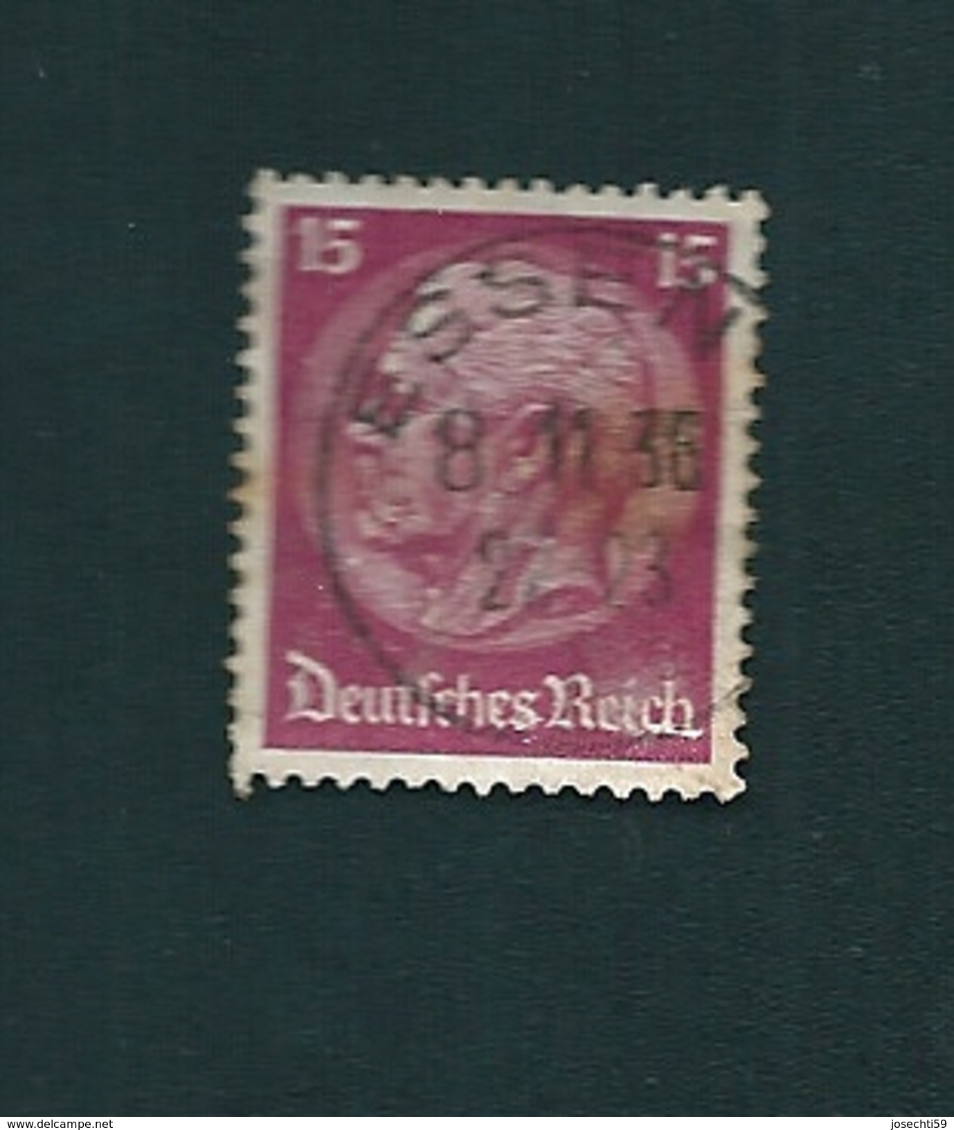 451 Maréchal Hindembourg  Timbre ALLEMAGNE 1932 Oblitéré - Gebraucht