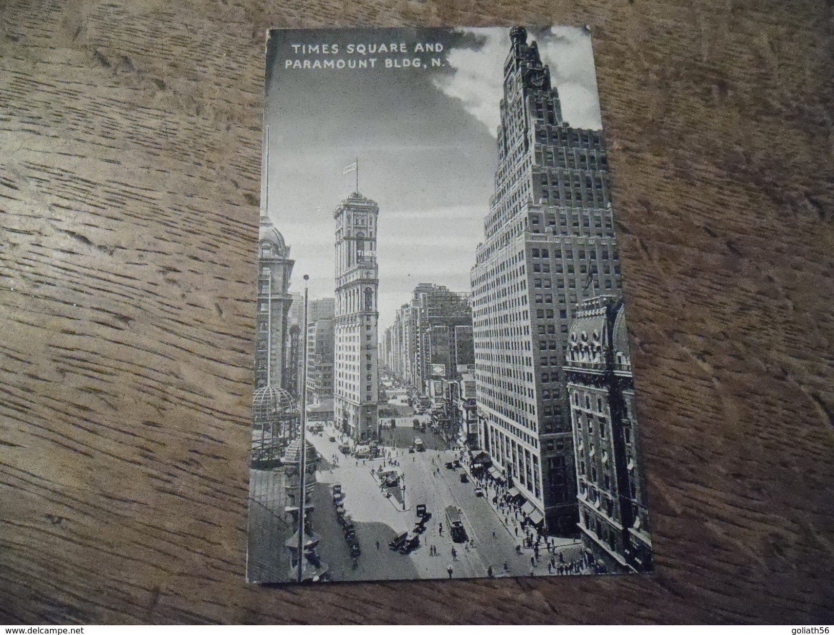 CPA De Times Square And Paramount BLDG, N - Timbre Des Années 1937 - Time Square