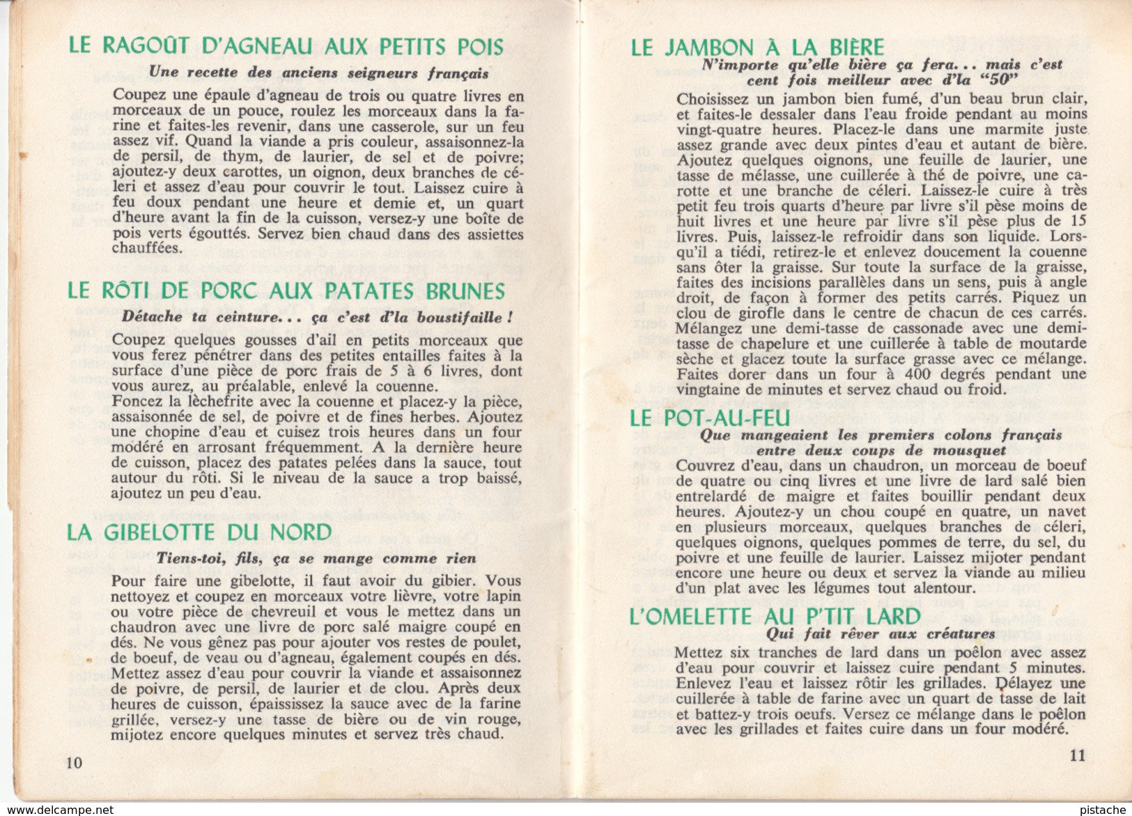 French & English - Traditional French Canadian Recipes - Recettes Traditionnelles Canada Français - Cooking - 4 Scans - Cocina General