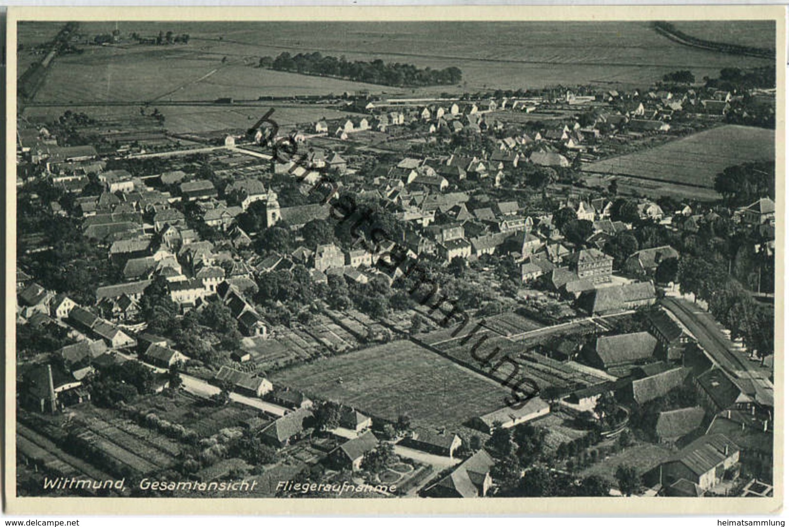 Wittmund - Fliegeraufnahme - Verlag Ernst Assmus Leipzig - Wittmund