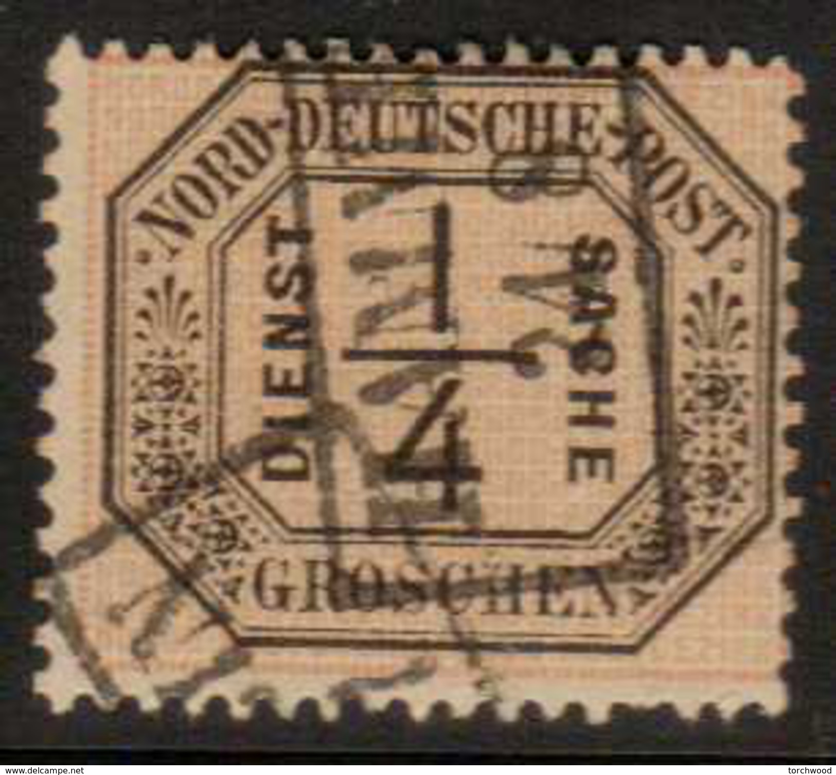 German States North German Confederation  Sc#  O1  Used  1870 - Other & Unclassified