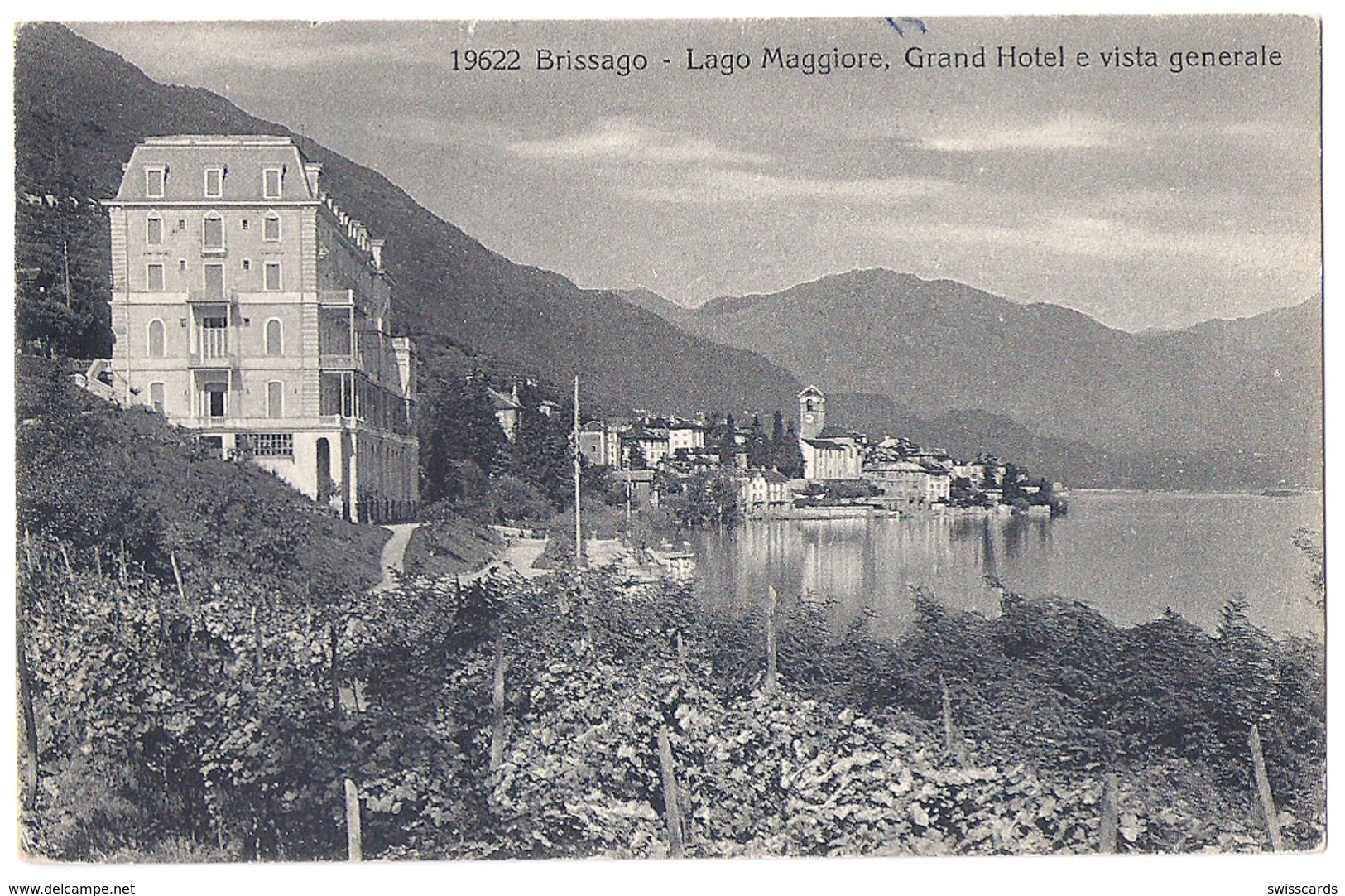 BRISSAGO: Grand Hotel E Vista Generale 1920 - Brissago