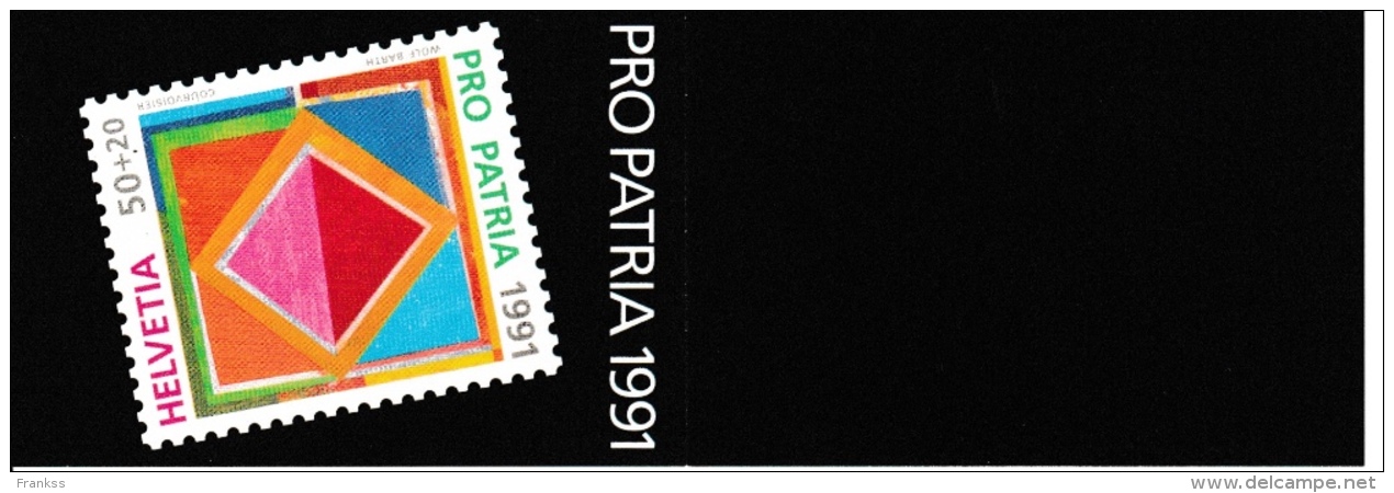 Boekje Pro ,Patria 1991  000 - Postzegelboekjes