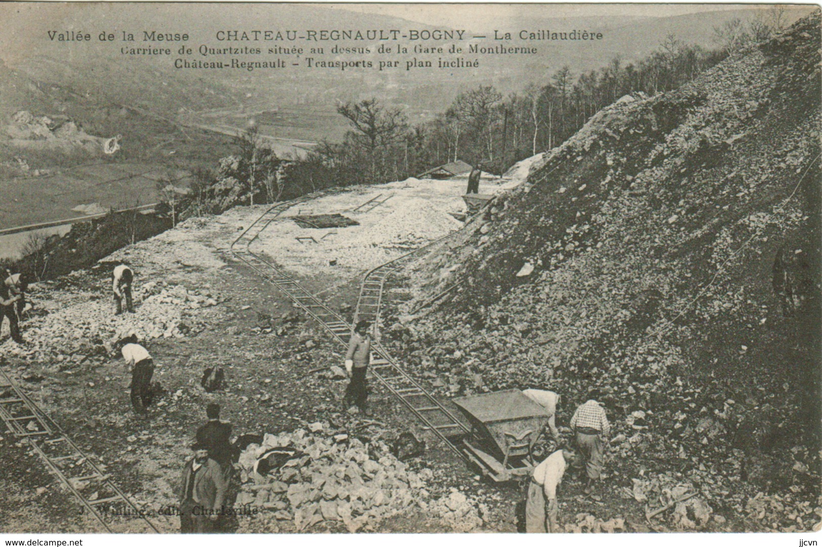 Château Régnault Bogny - La Caillaudière (Carrière De Quartz) Au Dessus De La Gare De Montherme - Andere & Zonder Classificatie