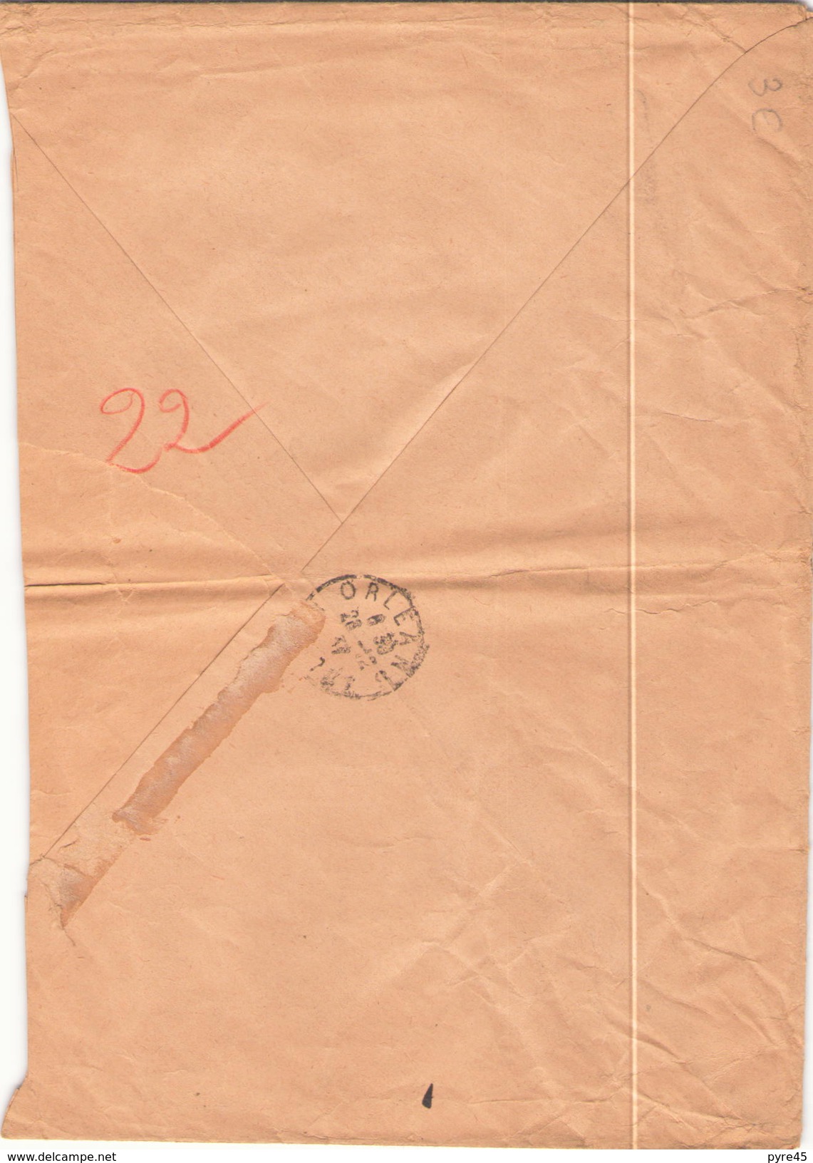 MAROC ENVELOPPE RECOMMANDEE DE 1937 DE FES POUR ORLEANS - Lettres & Documents