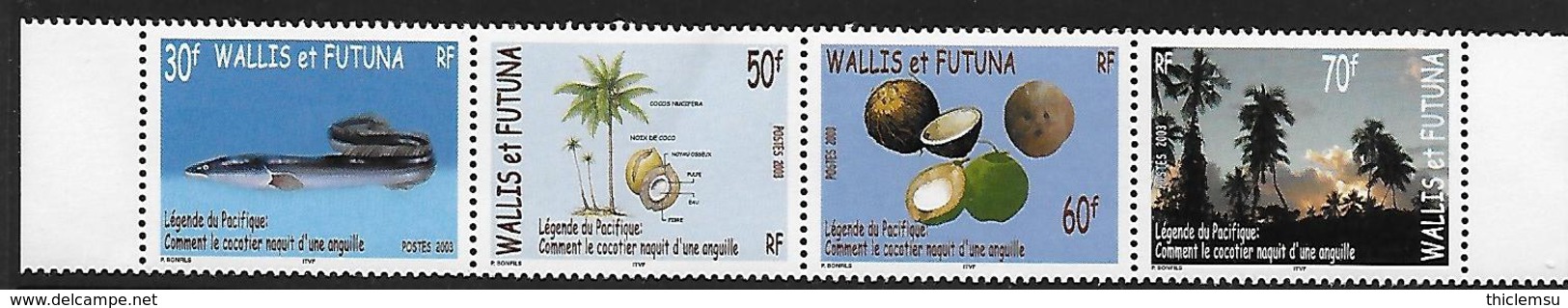 Wallis Et Futuna  N° 605/08  Légende Du Pacifique - Nuovi