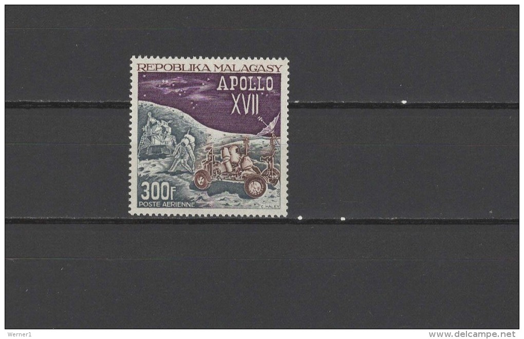 Malagasy - Madagascar 1973 Space Apollo 17 Stamp MNH - Africa