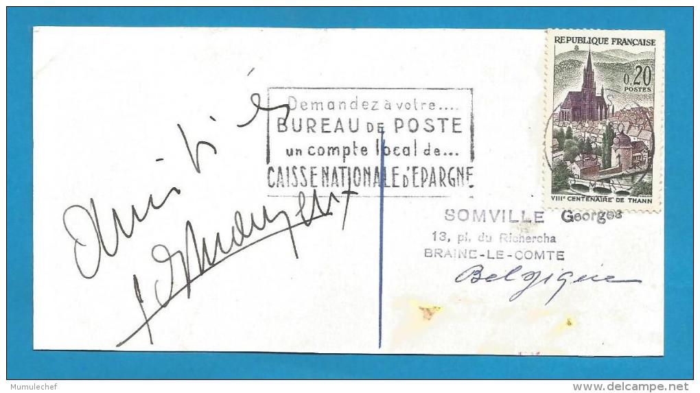 (A304) Signature / Dédicace / Autographe Original De Robert Lamoureux - Acteur, Humoriste, Auteur - Autres & Non Classés