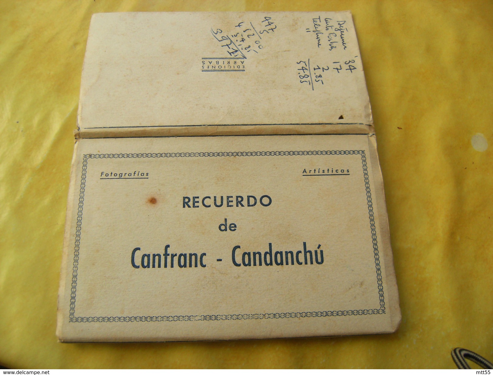 Confranc Candanchu Recuerdo Lot De Carte - Autres & Non Classés