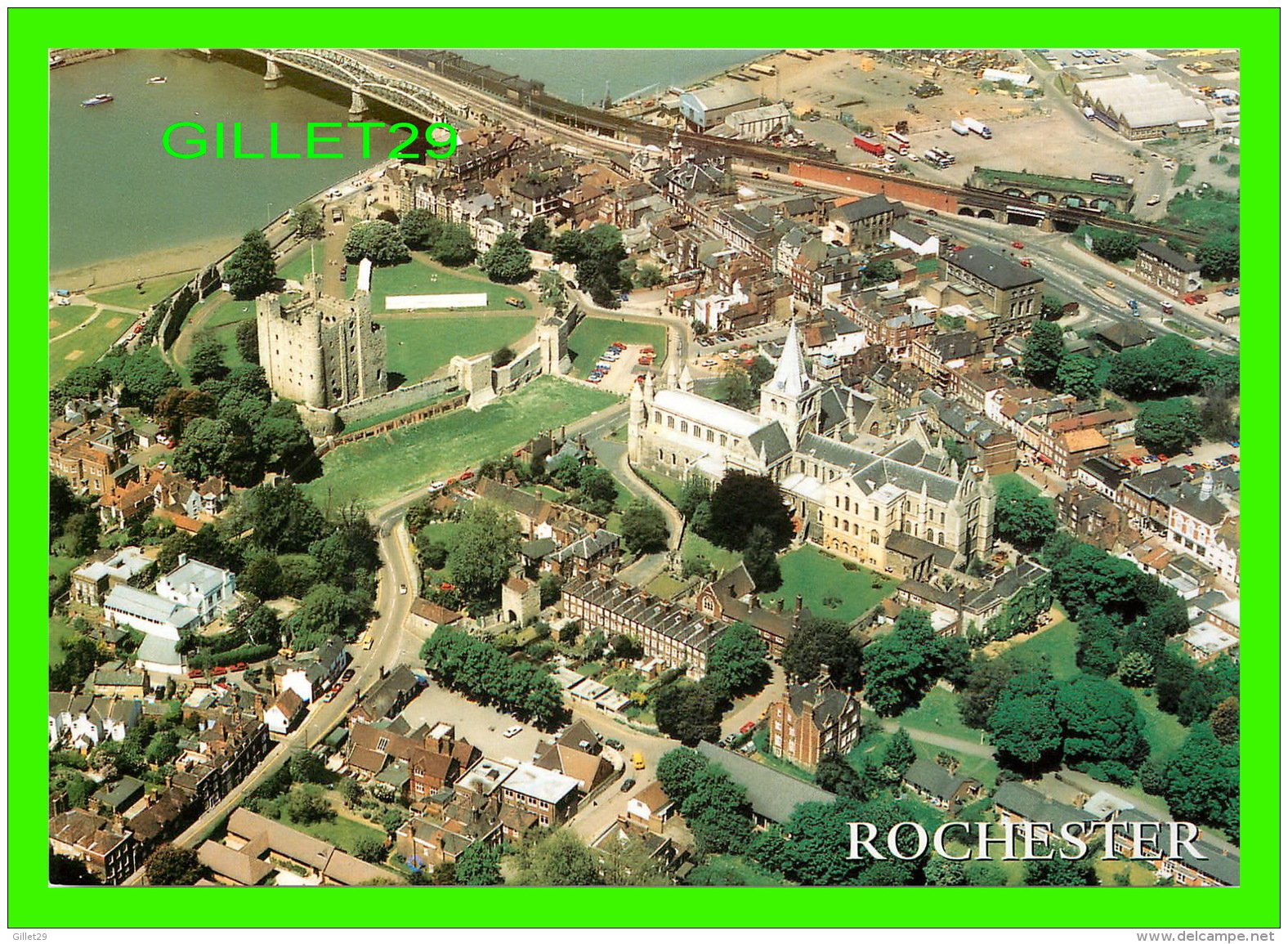 ROCHESTER, UK - THE CITY FROM THE AIR - J. SALMON LTD No  2-64-06-12 - - Rochester