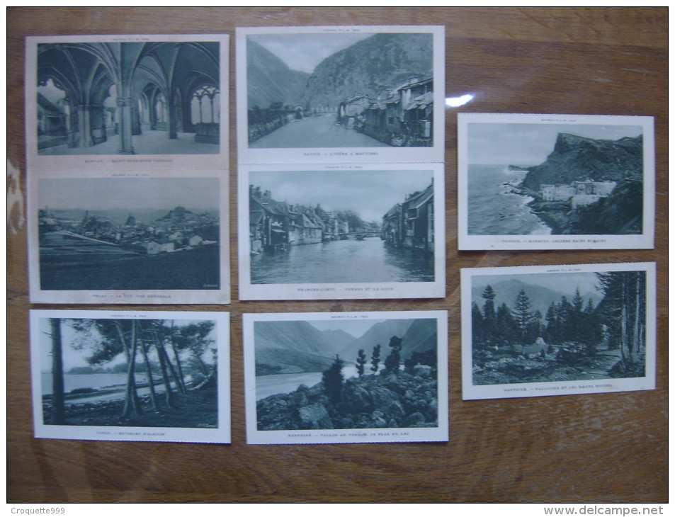 Lot 8 Cartes Postales Postcards De 1924 PLM Dauphine Velay Morvan Savoie Tunisie - 5 - 99 Cartes