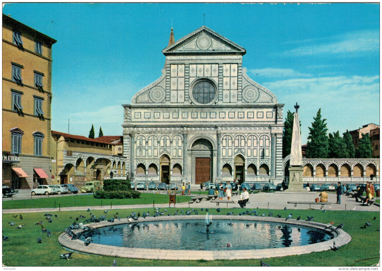 FIRENZE    PIAZZA  S. MARIA  NOVELLA    (VIAGGIATA) - Firenze