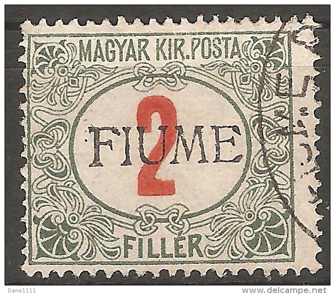 1918 - FIUME Porto 2 Fil - Fiume