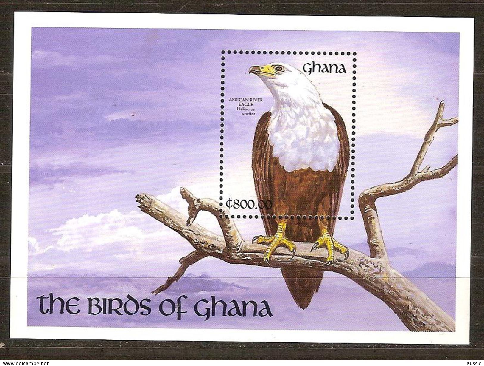 Ghana 1992 Yvertn° Bloc 194 *** MNH Cote 45 FF Faune Oiseaux Vogels Birds - Ghana (1957-...)