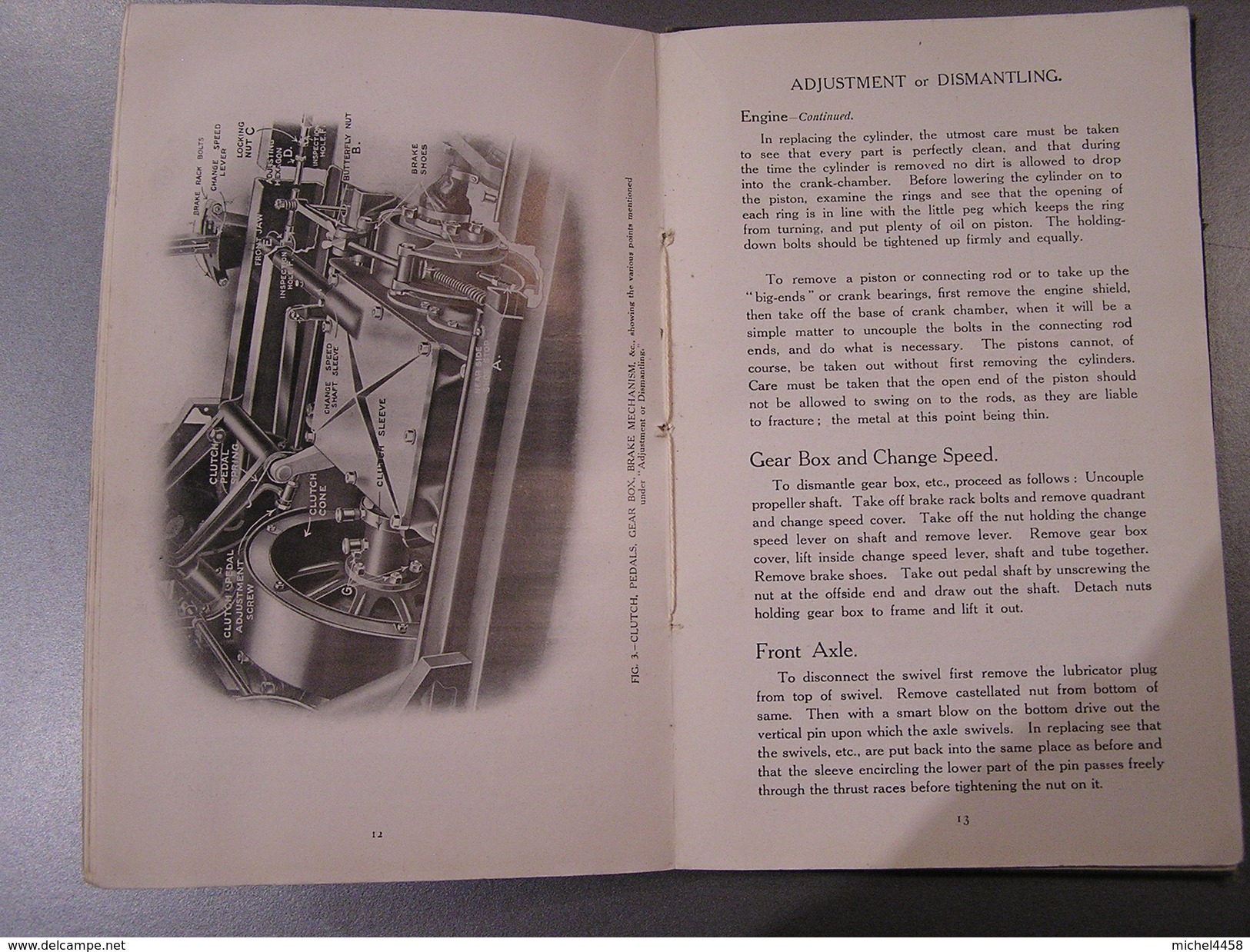 THE AUSTIN HANDBOOK FOR 15HP CHASSIS ORIGINAL      2nd EDITION 1911 - Themengebiet Sammeln