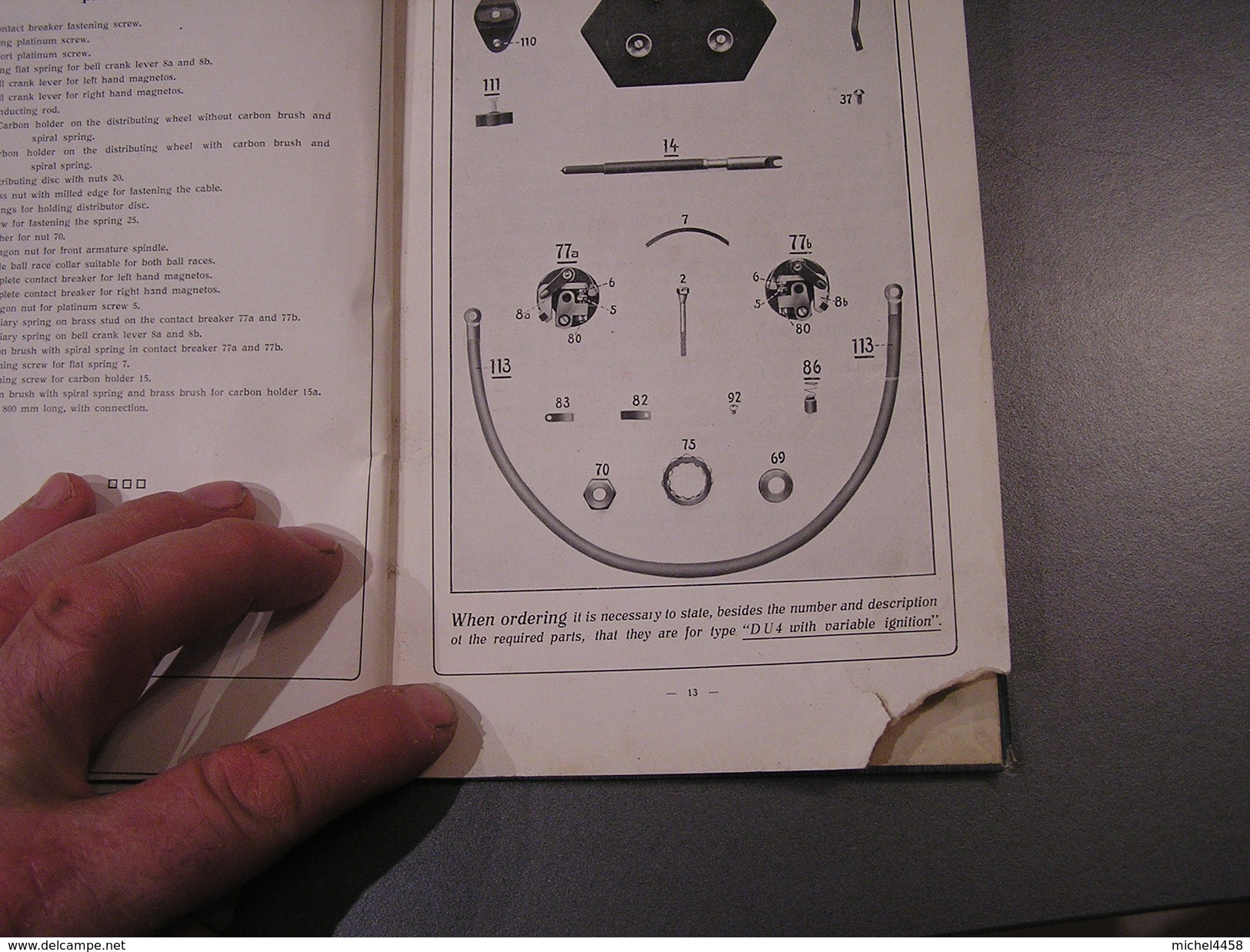 THE AUSTIN HANDBOOK FOR 15HP CHASSIS ORIGINAL      2nd EDITION 1911