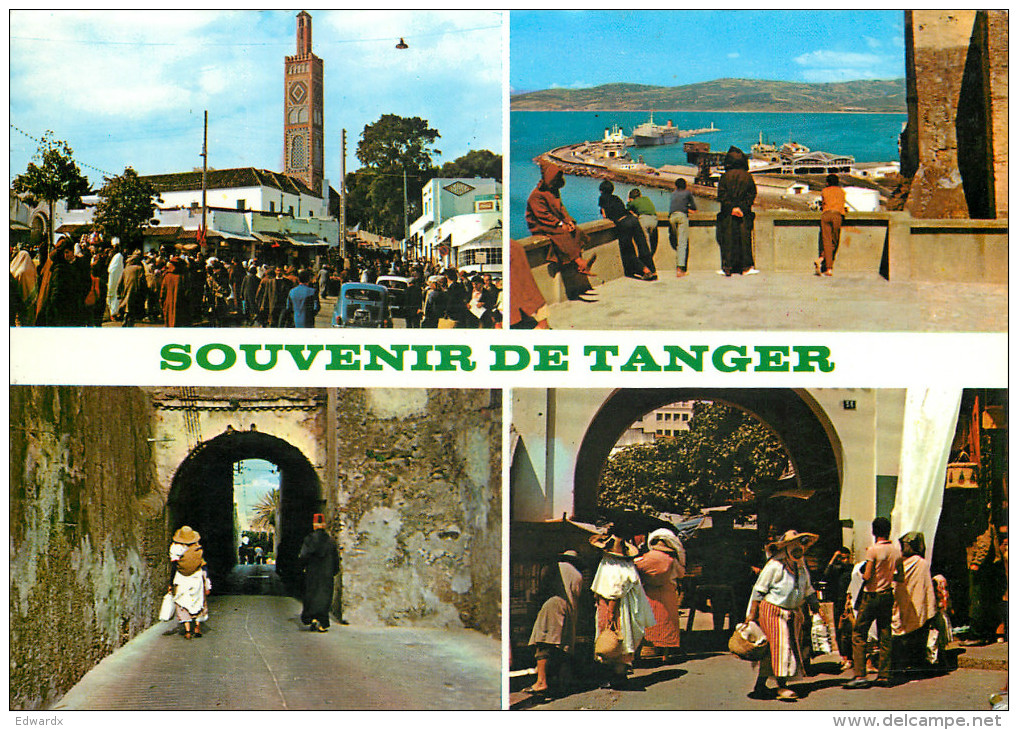 Tanger, Maroc, Morocco Postcard Posted 1986 Stamp - Tanger