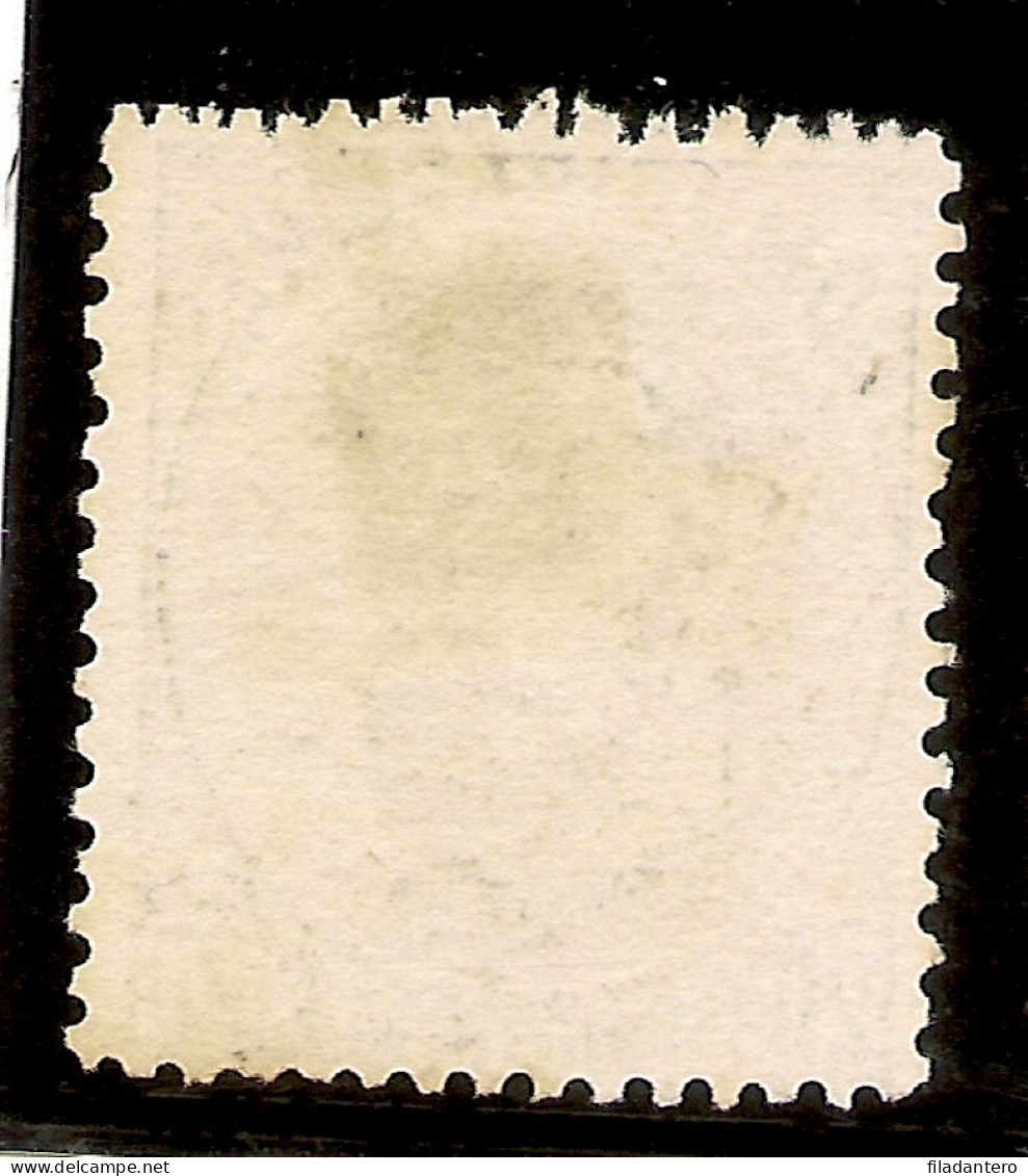 Edifil  124 (*)   25 Céntimos Castaño     Amadeo I    1872     NL1048 - Unused Stamps