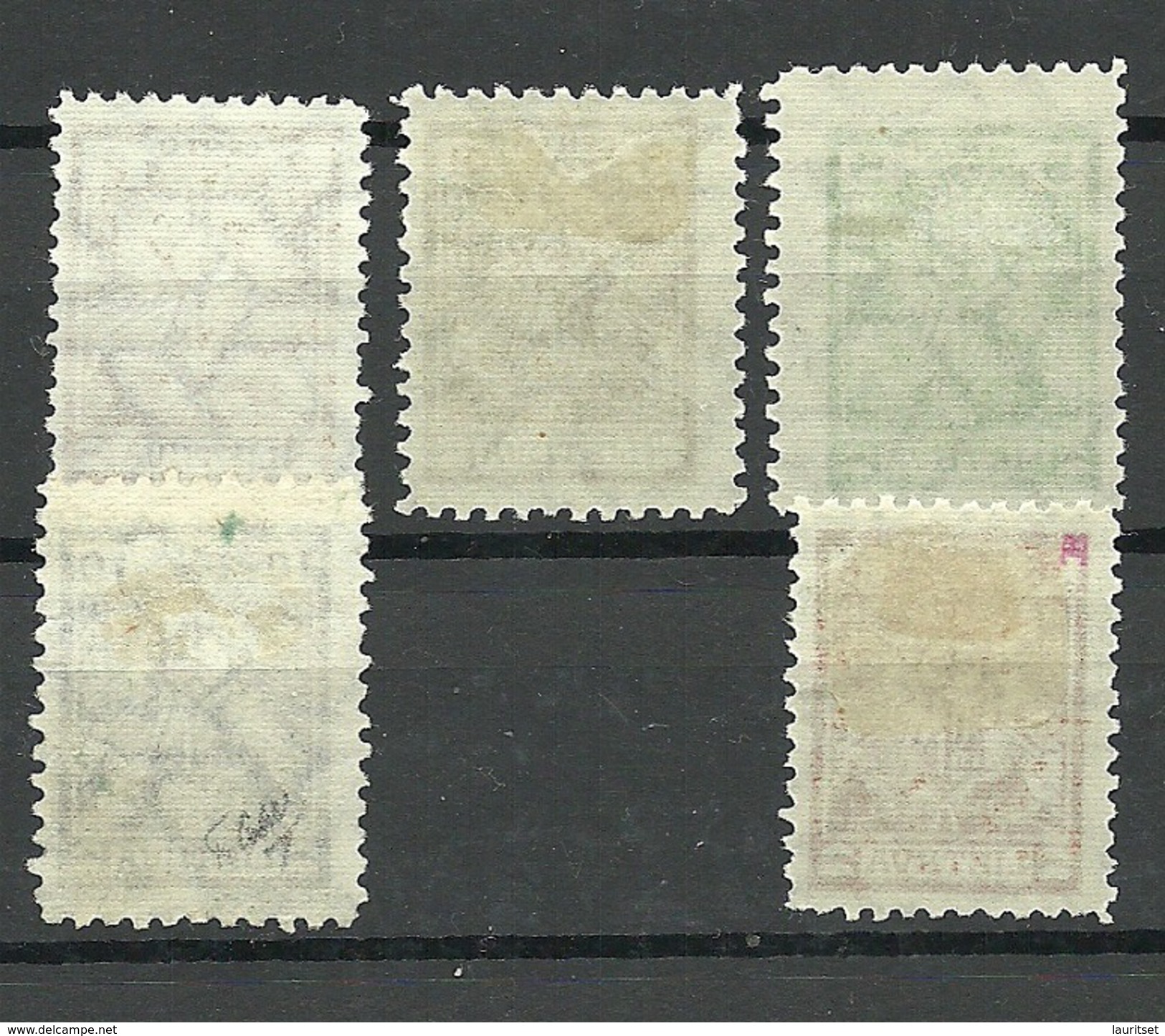 LITAUEN Lithuania 1923 = 5 Values From Set Michel 209 - 214 * (only Mi 213 Missing/fehlt) - Lituania