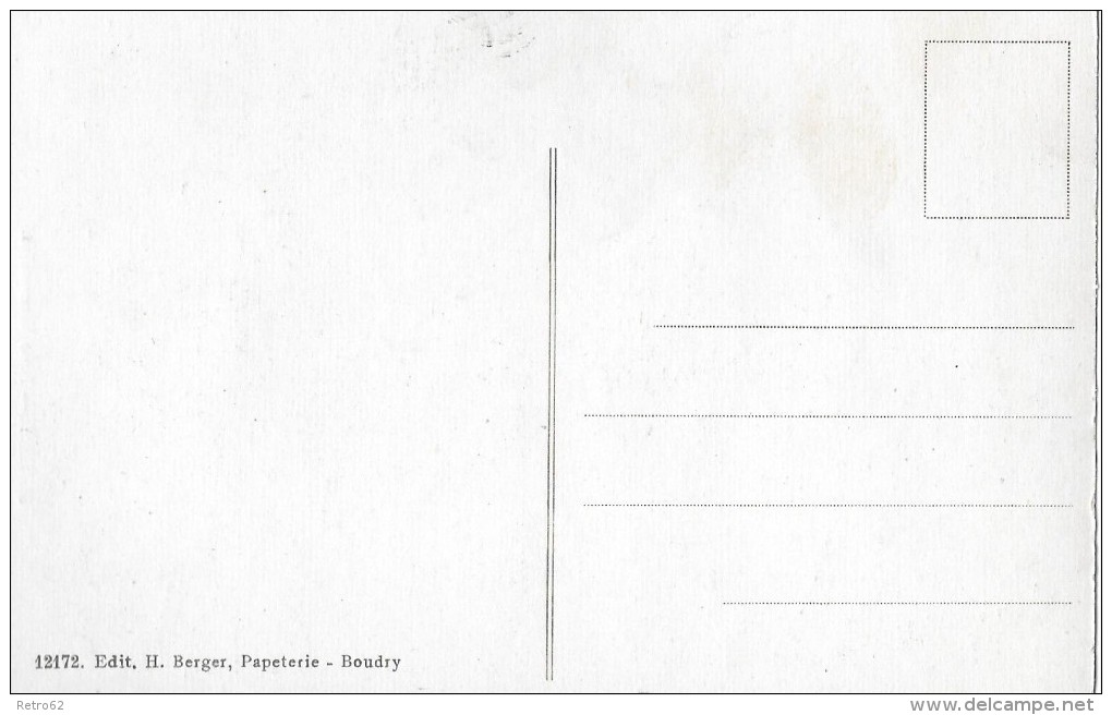 BOUDRY &#8594; Ponte Vermondins Mit Kinder, Ca.1930 - Boudry