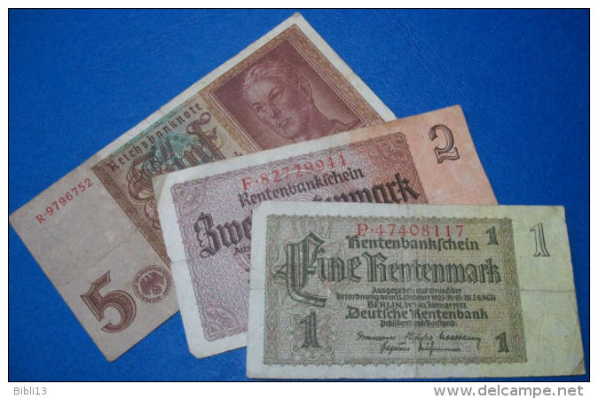 LOT DE BILLETS DE BANQUE ALLEMANDS 2°GM 1939 1945 (lot 11) - 1939-45