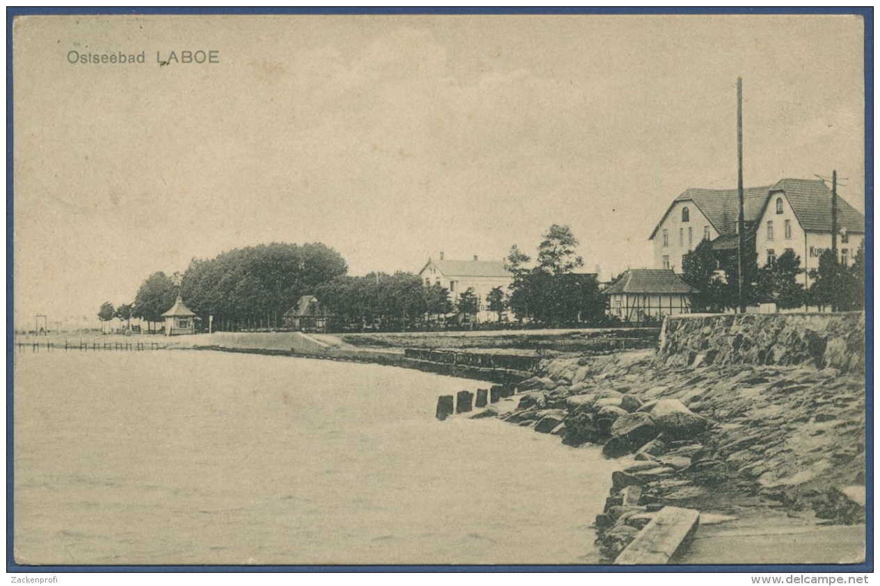 Ostseebad Laboe Strand Kurhaus, Gelaufen 1915 (AK1073) - Laboe