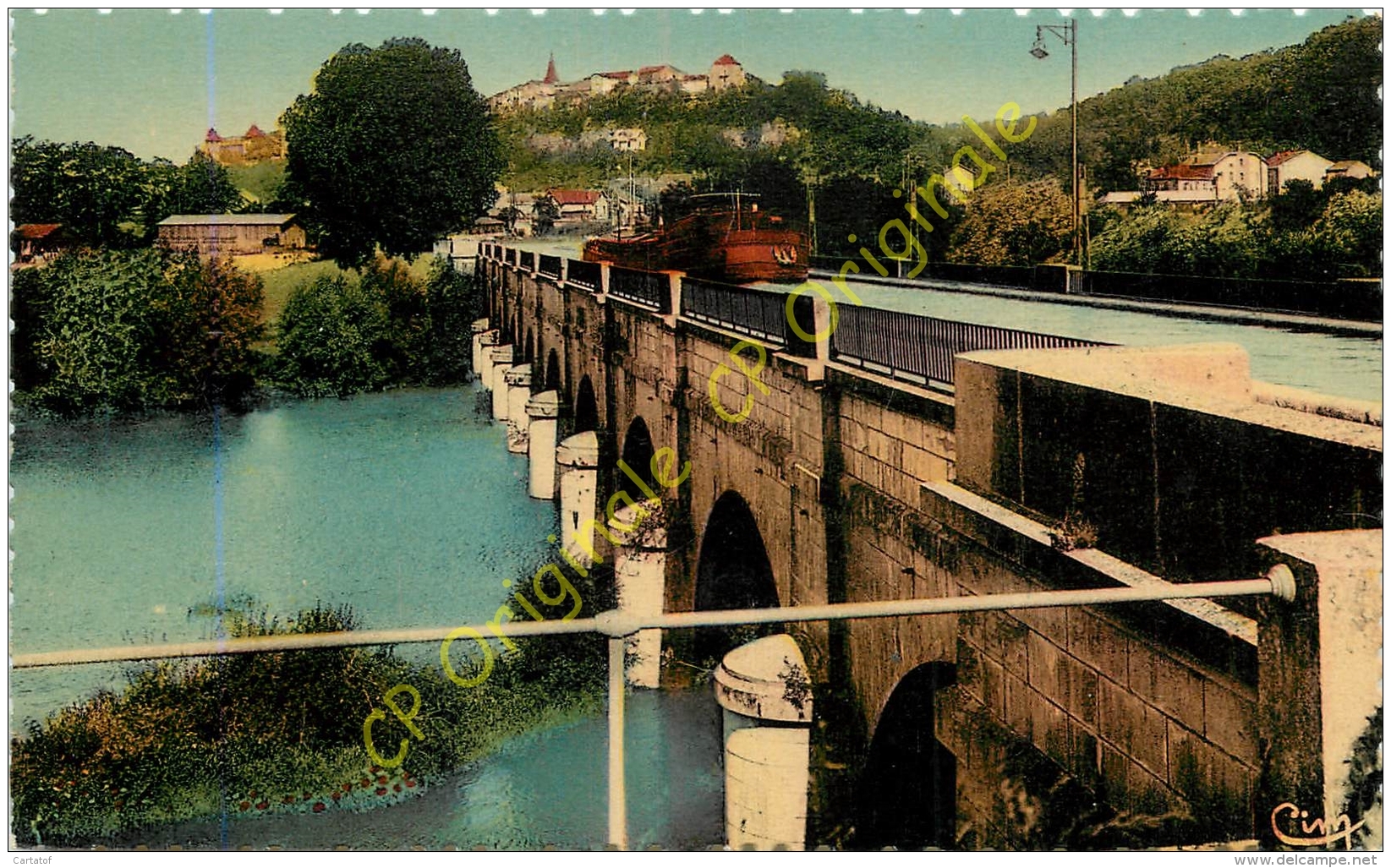 54. LIVERDUN . Le Pont Canal Sur La Moselle . - Liverdun