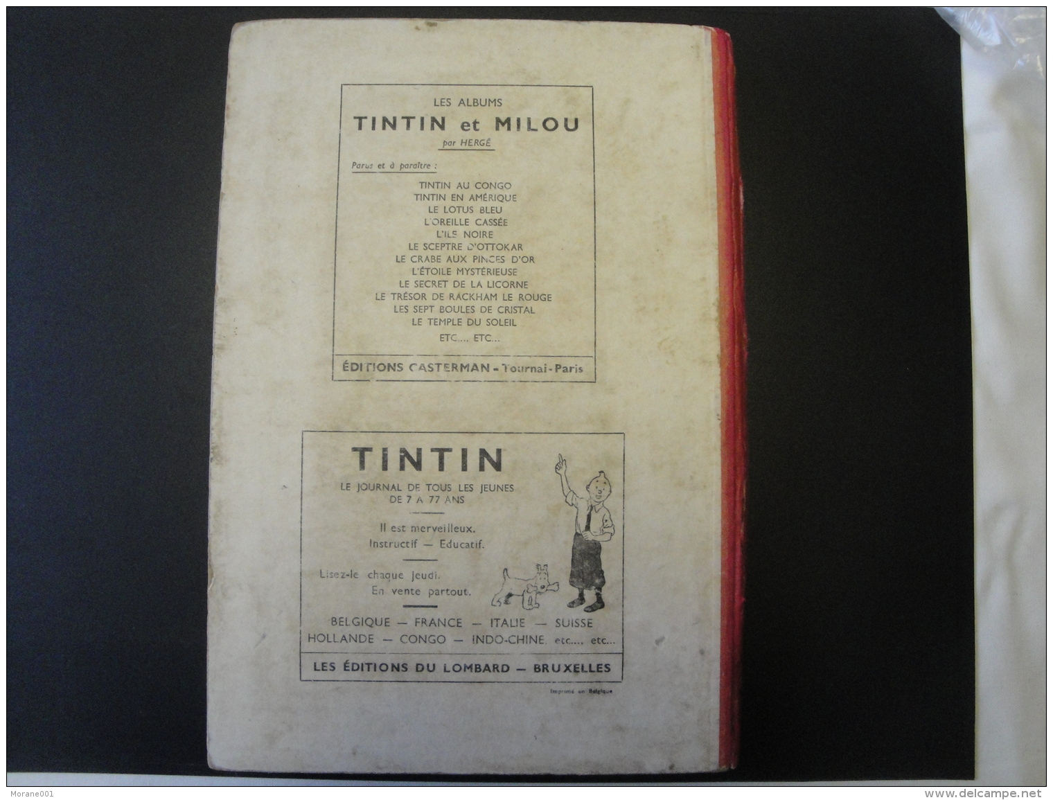 Tintin Album Recueil N° 8 De 1949   Bon Etat - Tintin