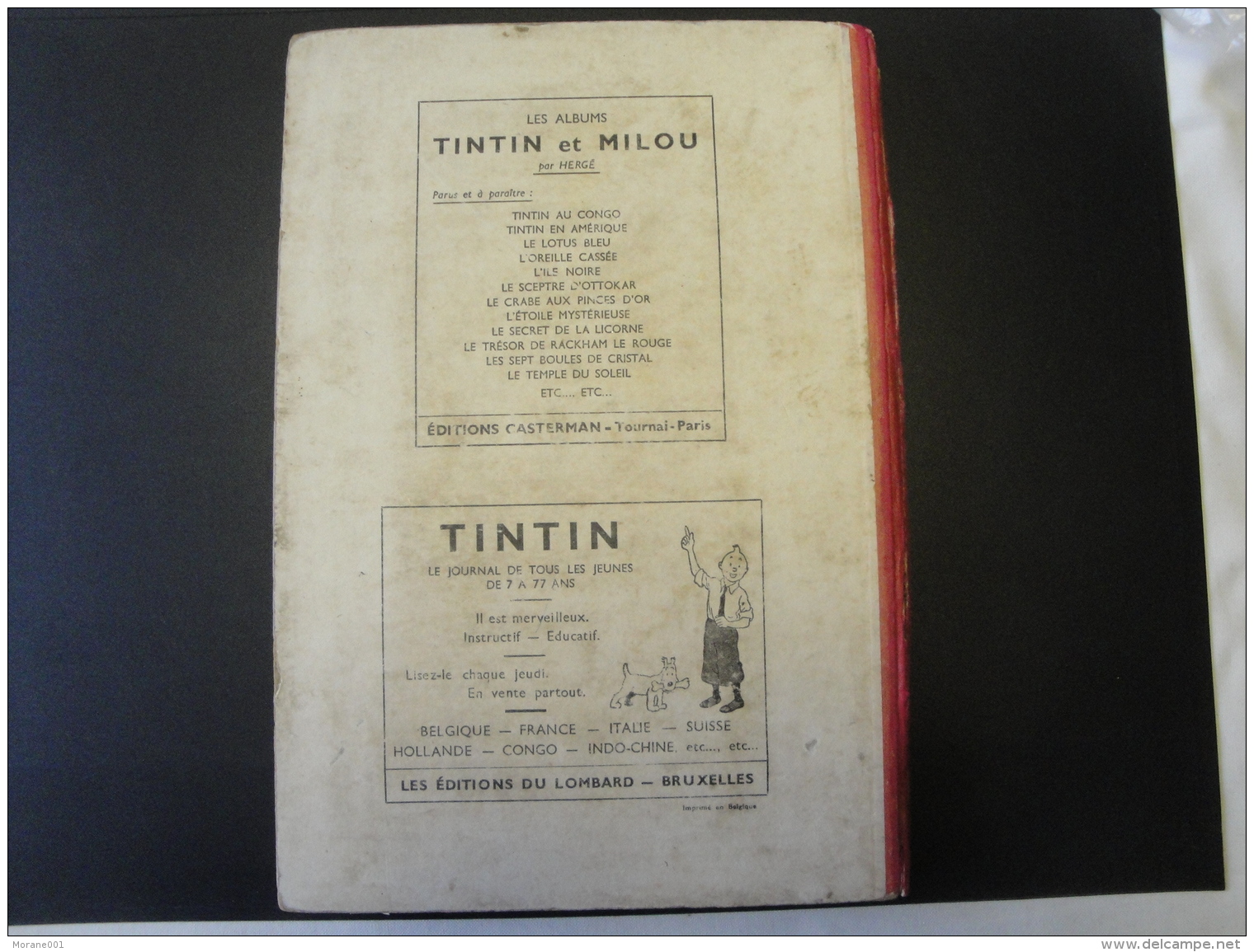 Tintin Album Recueil N° 8 de 1949   Bon etat