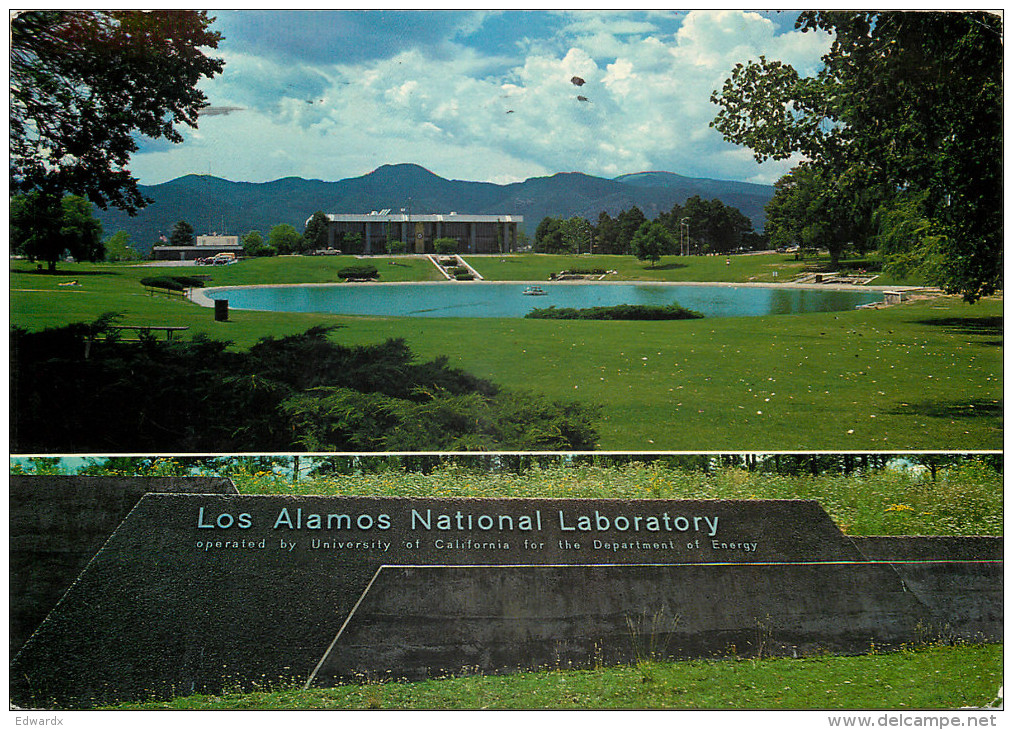 National Laboratory, Los Alamos, New Mexico, United States US Postcard Posted 1989 Stamp - Other & Unclassified