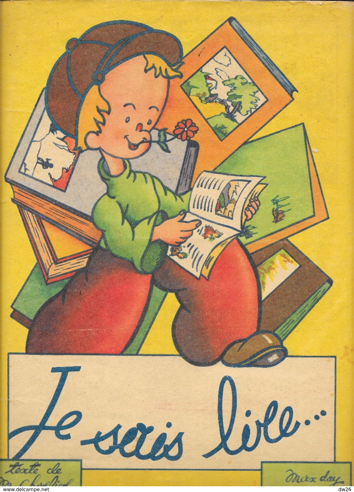 Livre De Lecture: "Je Sais Lire" De A à Z - Textes De M. Charlier, Illustrations De Max Day - 1944, 24 Pages - Andere & Zonder Classificatie