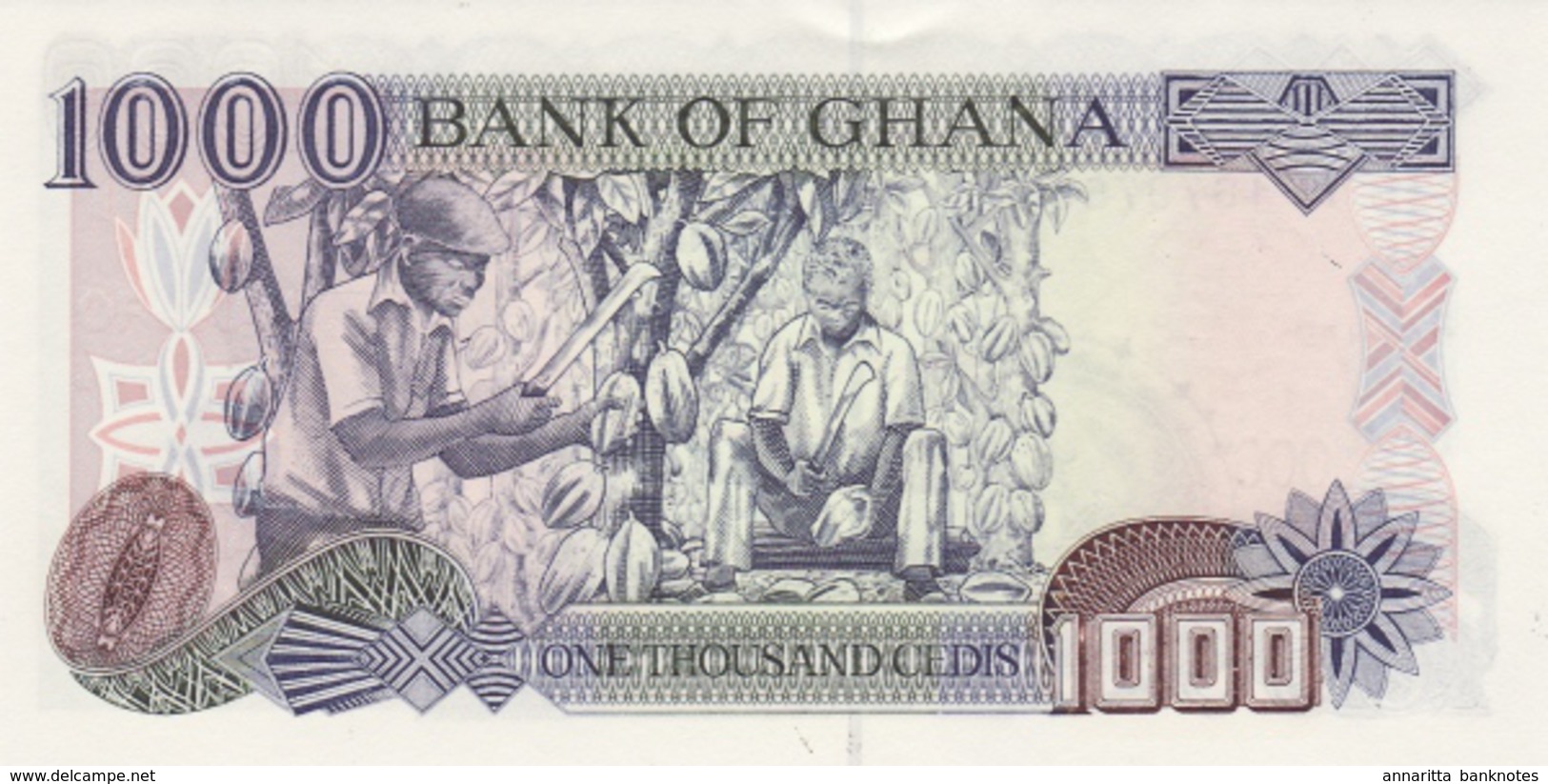 Ghana (BOG) 1000 Cedis 2003 UNC Cat No. P-32i / GH136b - Ghana